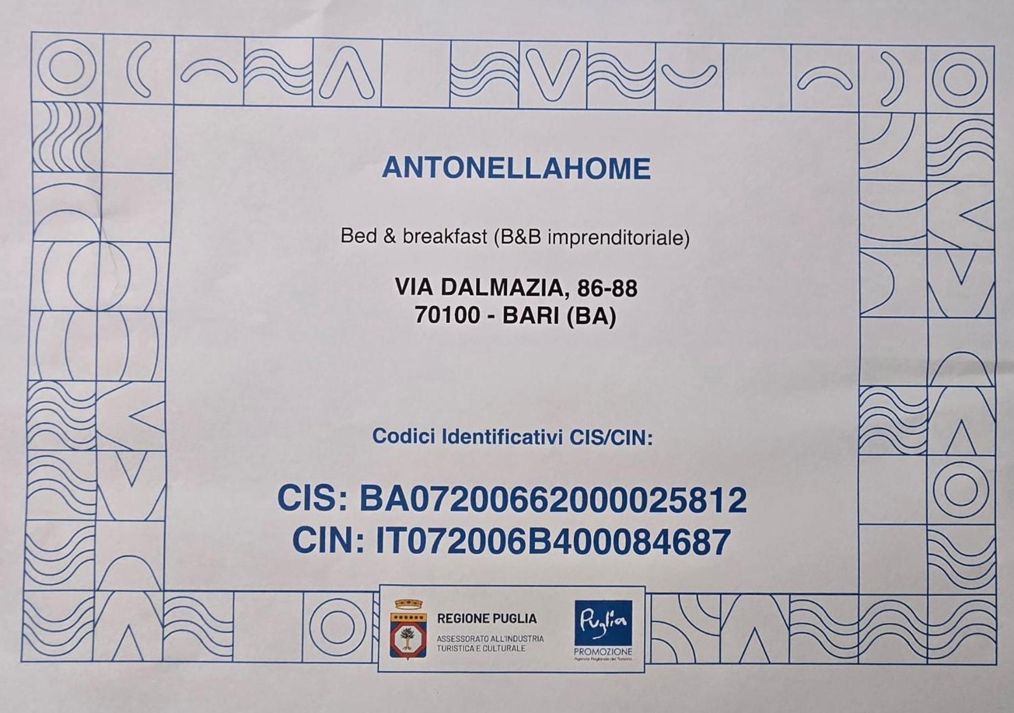 Antonella Home B&B Bari Exteriér fotografie